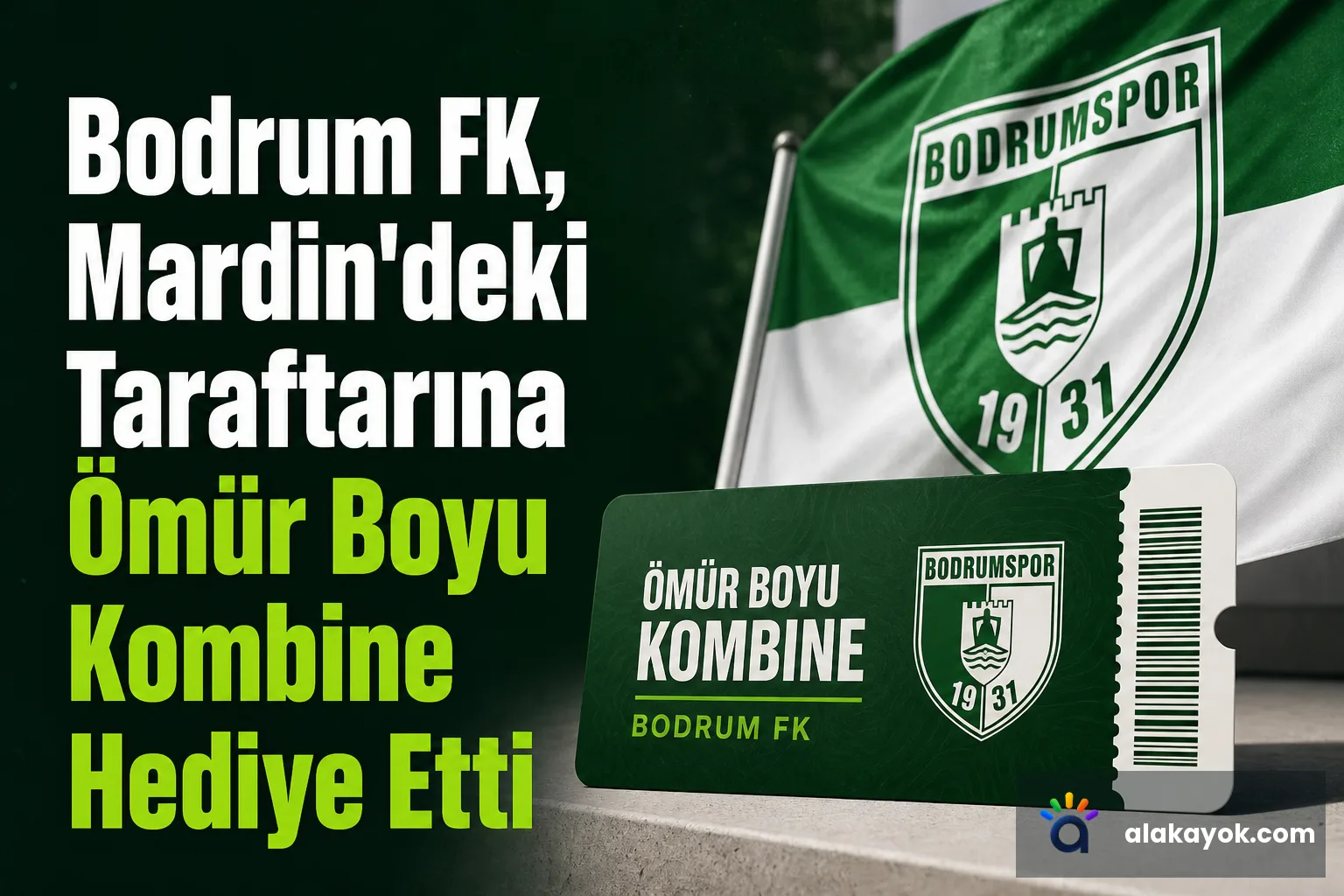 Bodrum FK, Mardin'deki Taraftarına Ömür Boyu Kombine Hediye Etti