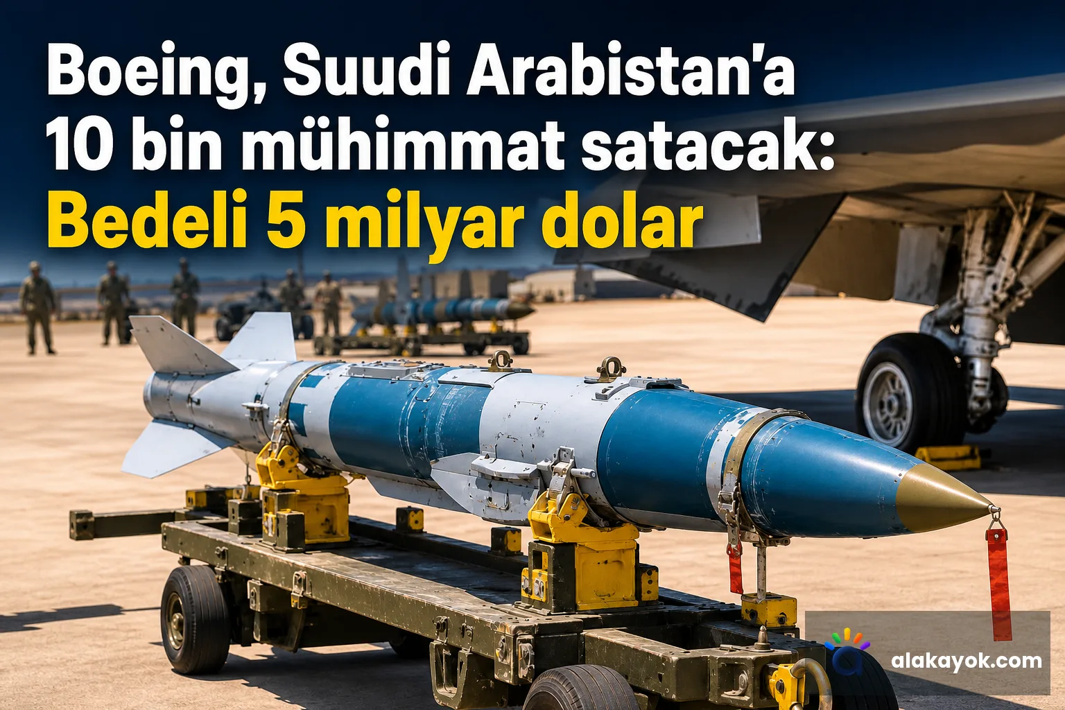 Boeing, Suudi Arabistan'a 10 bin mühimmat satacak: Bedeli 5 milyar dolar
