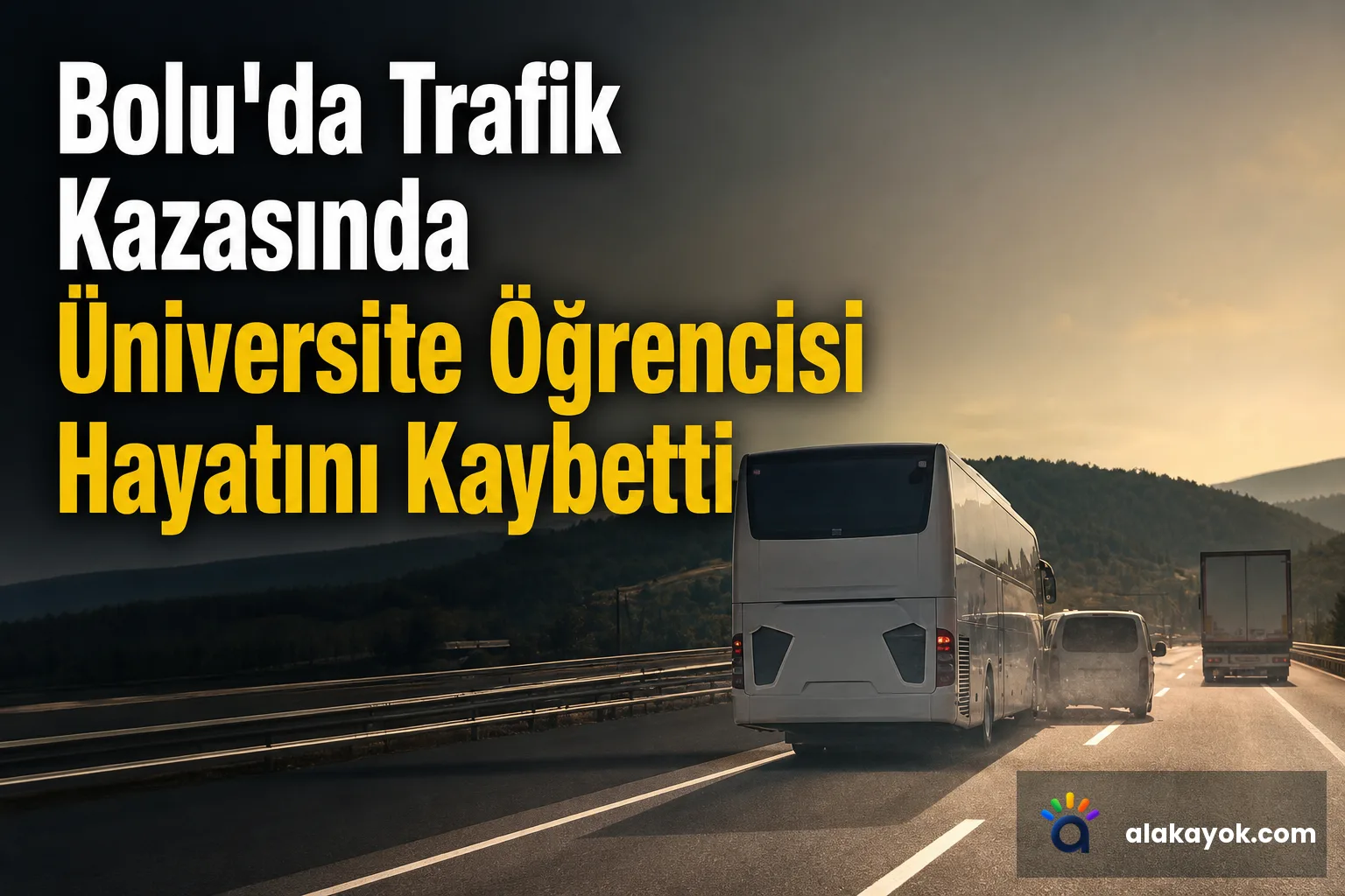 Bolu'da Trafik Kazasında Üniversite Öğrencisi Hayatını Kaybetti