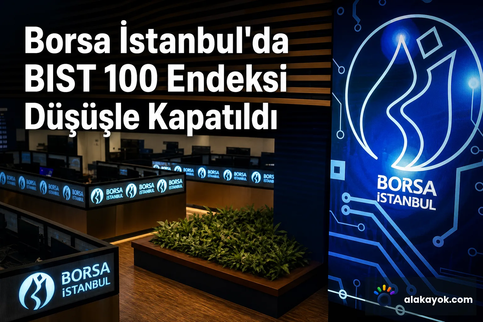Borsa İstanbul'da BIST 100 Endeksi Düşüşle Kapatıldı