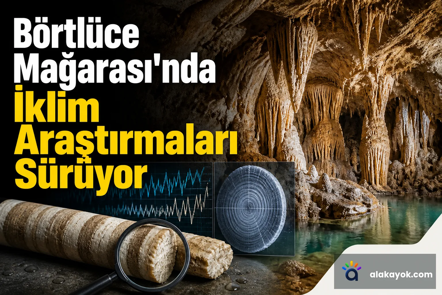 Börtlüce Mağarası'nda İklim Araştırmaları Sürüyor