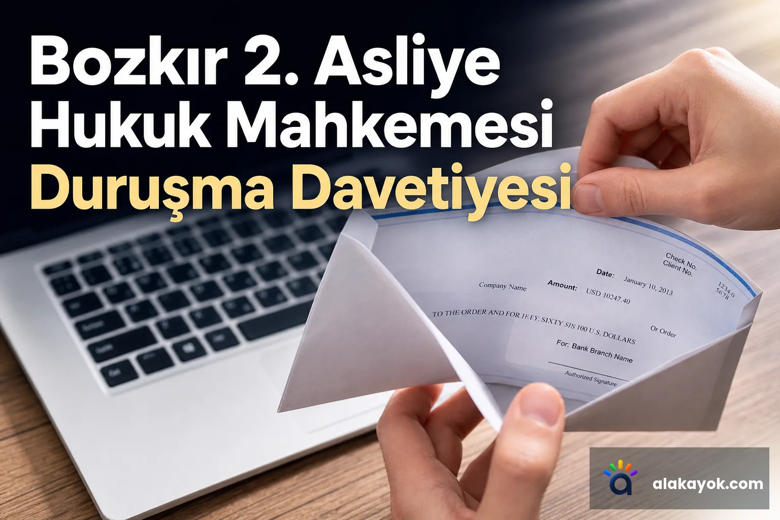 Bozkır 2. Asliye Hukuk Mahkemesi Duruşma Davetiyesi