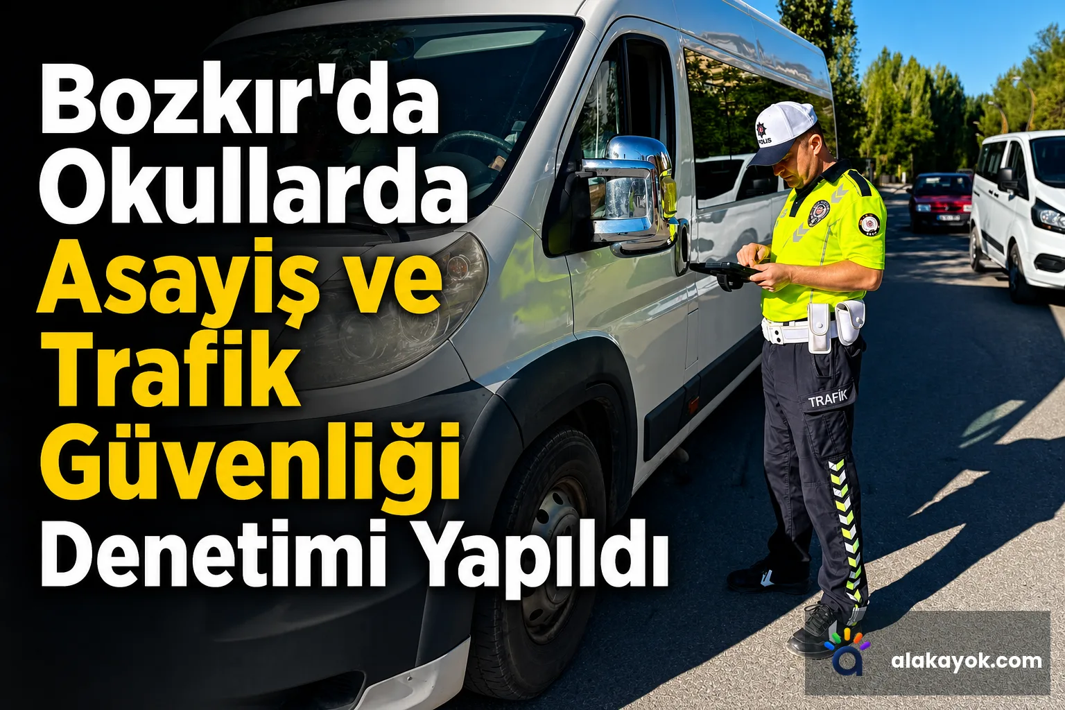 Bozkır'da Okullarda Asayiş ve Trafik Güvenliği Denetimi Yapıldı