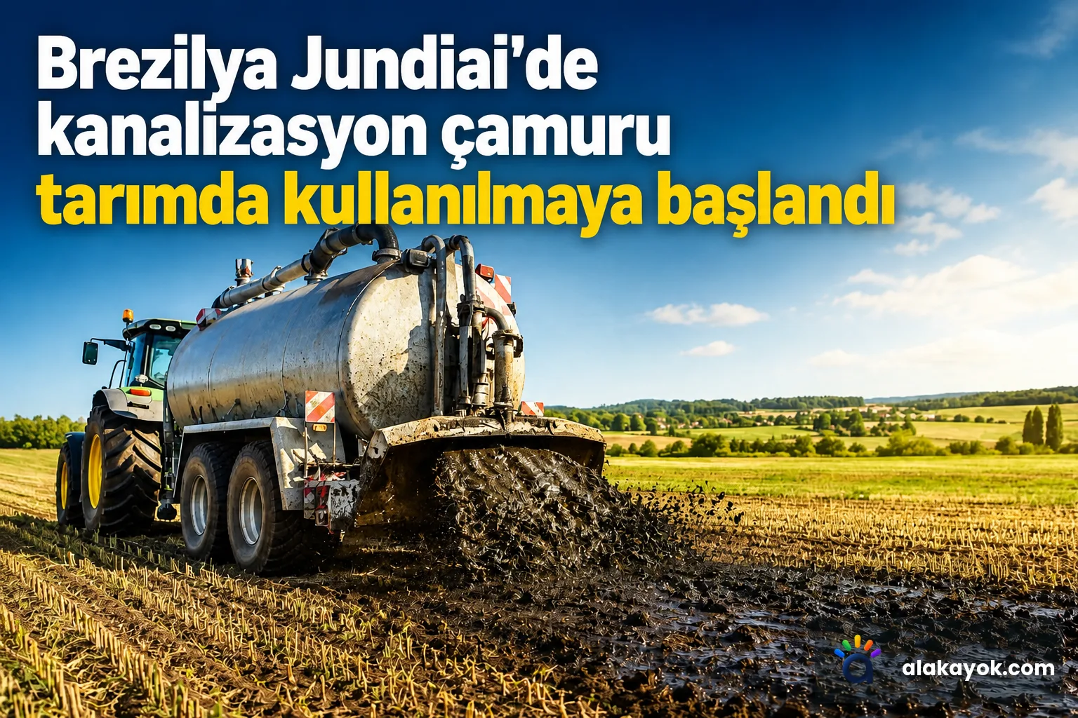 Brezilya Jundiaí'de kanalizasyon çamuru tarımda kullanılmaya başlandı