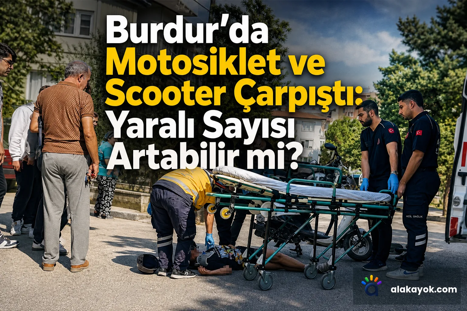 Burdur'da Motosiklet ve Scooter Çarpıştı: Yaralı Sayısı Artabilir mi?