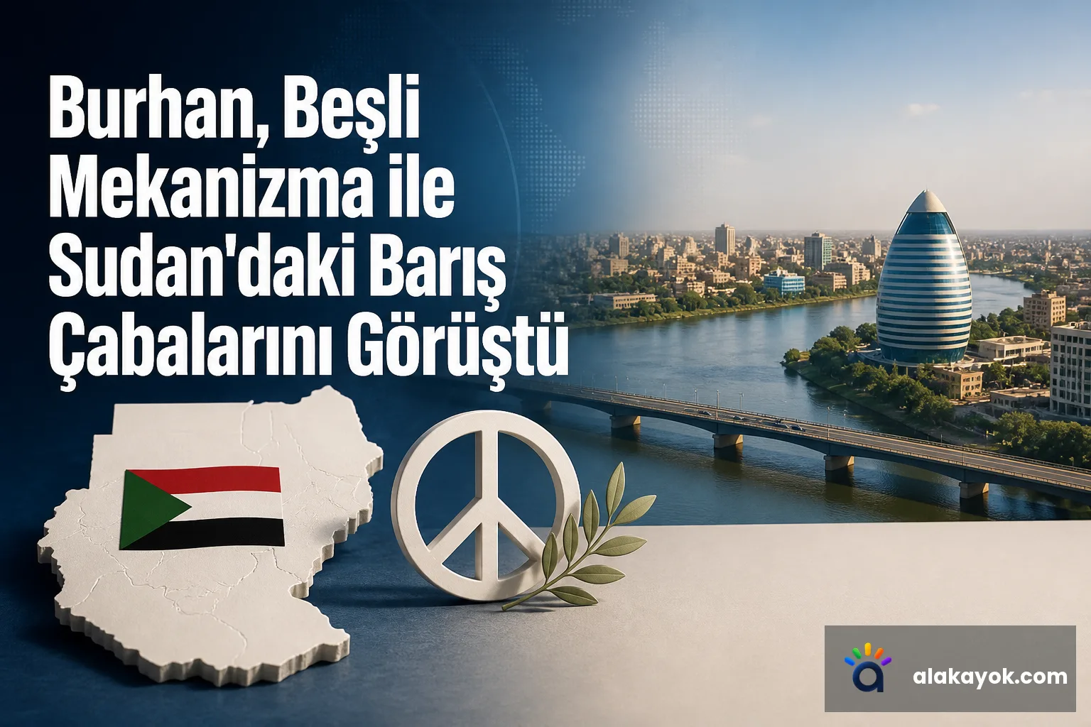 Burhan, Beşli Mekanizma ile Sudan'daki Barış Çabalarını Görüştü