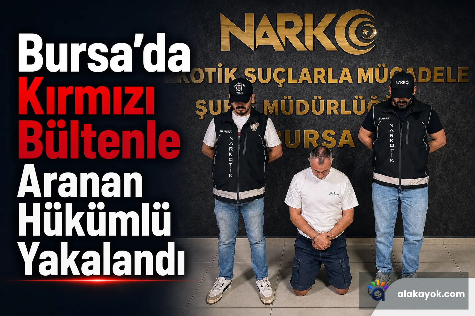 Bursa'da Kırmızı Bültenle Aranan Hükümlü Yakalandı