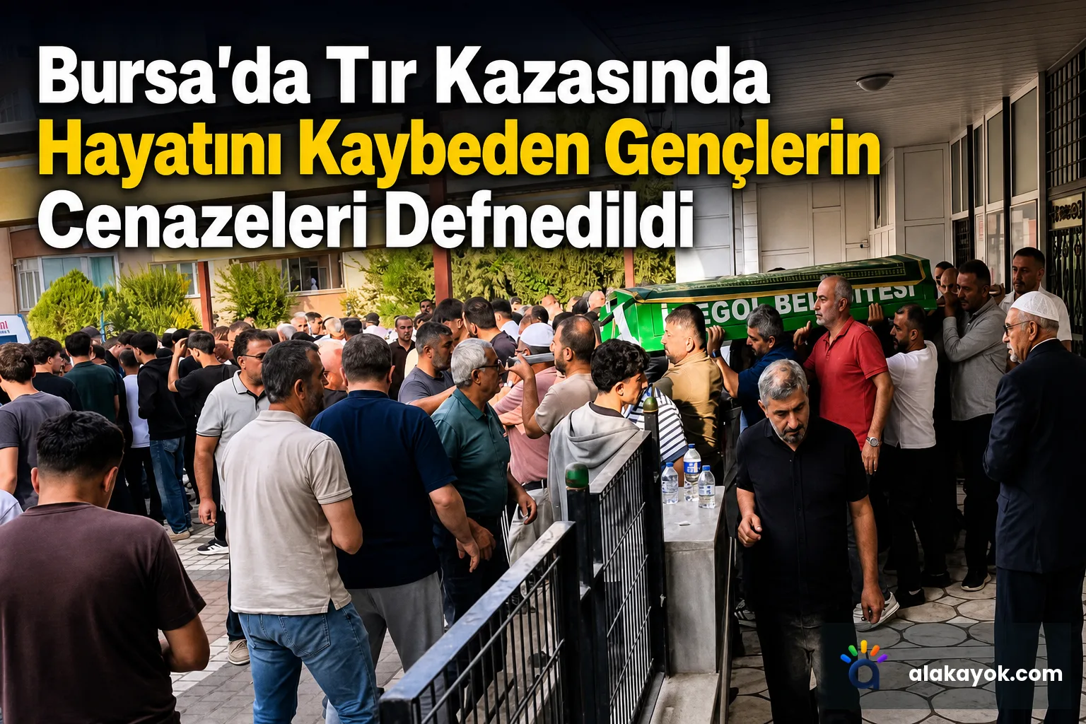 Bursa'da Tır Kazasında Hayatını Kaybeden Gençlerin Cenazeleri Defnedildi