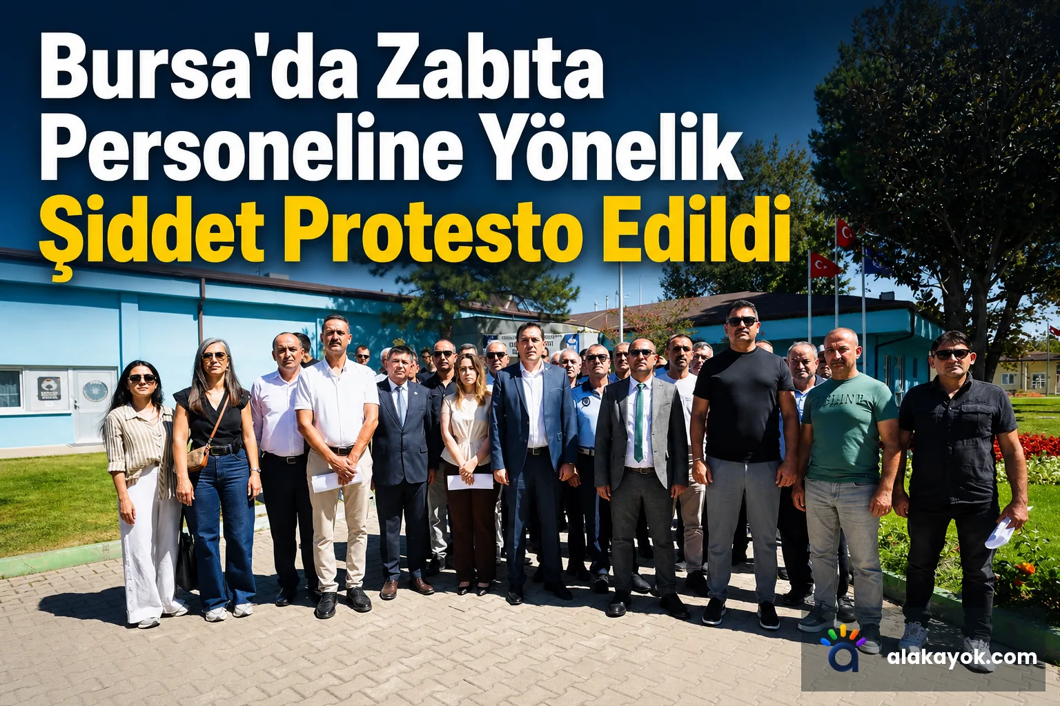Bursa'da Zabıta Personeline Yönelik Şiddet Protesto Edildi