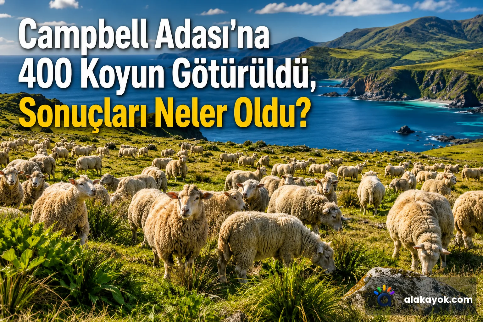 Campbell Adası'na 400 Koyun Götürüldü, Sonuçları Neler Oldu?
