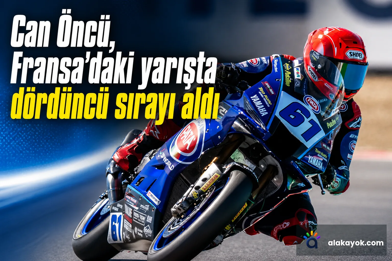 Can Öncü, Fransa'daki yarışta dördüncü sırayı aldı
