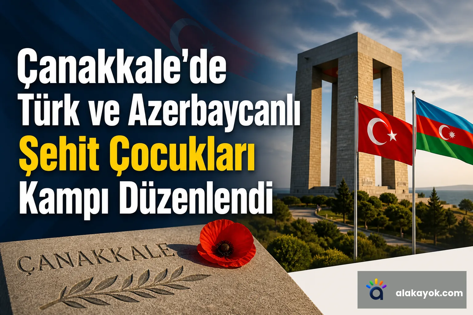 Çanakkale'de Türk ve Azerbaycanlı Şehit Çocukları Kampı Düzenlendi