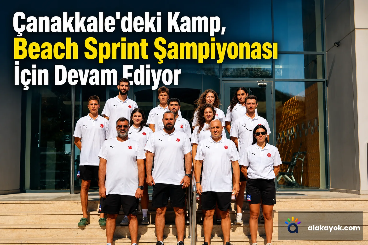 Çanakkale'deki Kamp, Beach Sprint Şampiyonası İçin Devam Ediyor