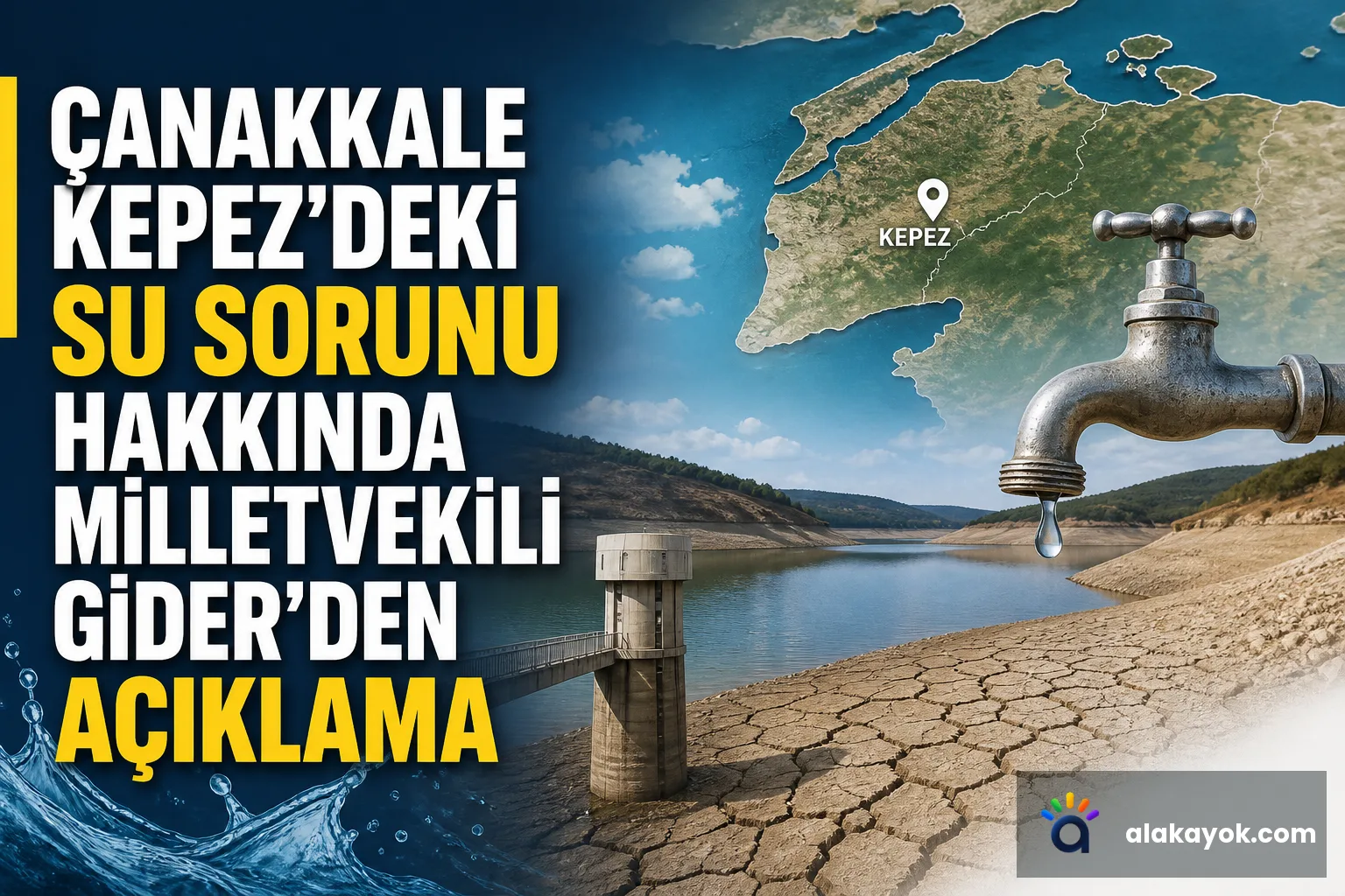 Çanakkale Kepez'deki Su Sorunu Hakkında Milletvekili Gider'den Açıklama