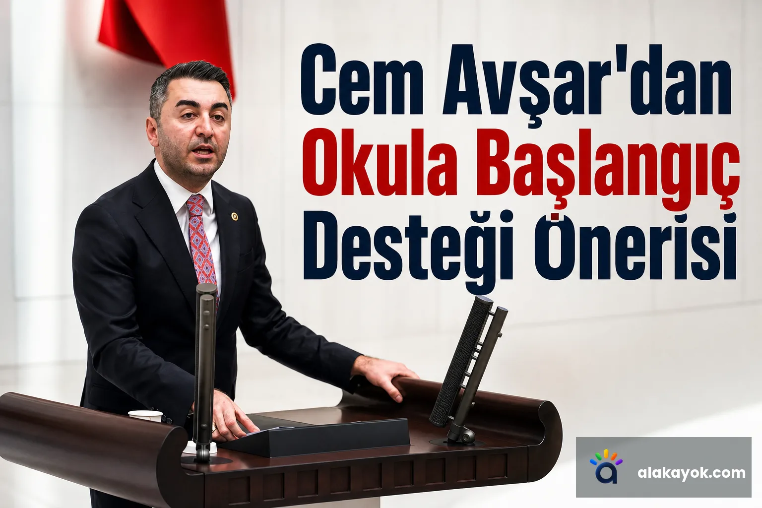 Cem Avşar'dan Okula Başlangıç Desteği Önerisi