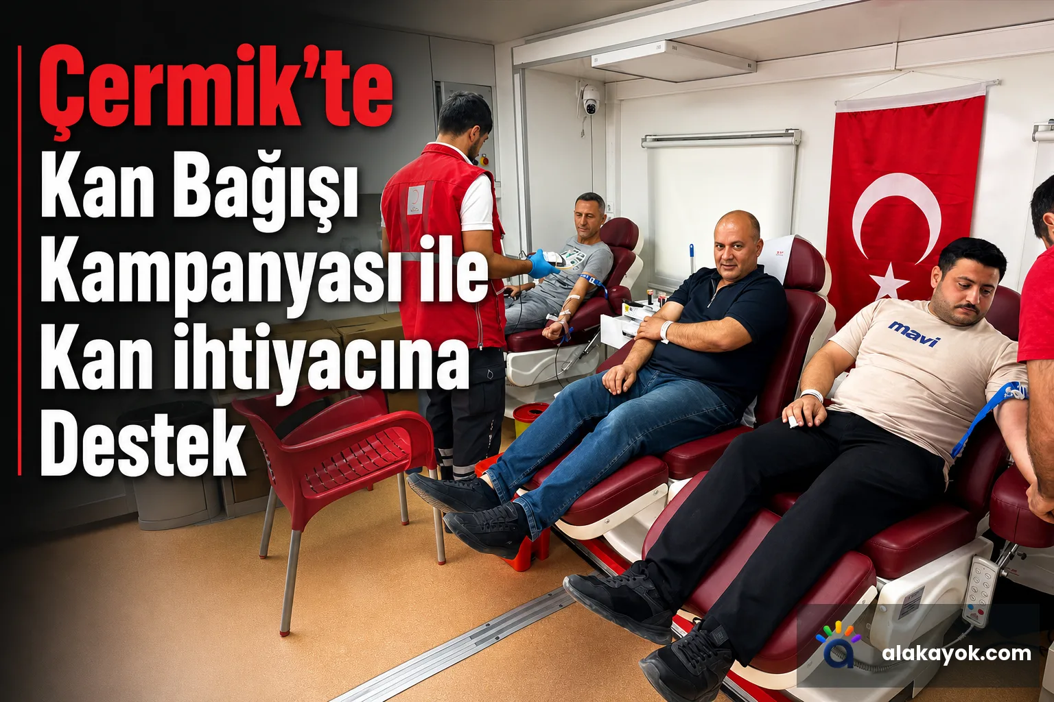 Çermik'te Kan Bağışı Kampanyası ile Kan İhtiyacına Destek