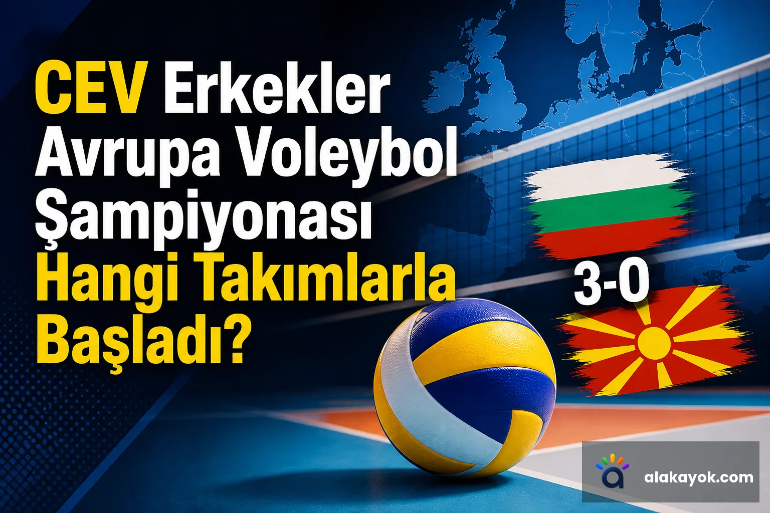 CEV Erkekler Avrupa Voleybol Şampiyonası Hangi Takımlarla Başladı?