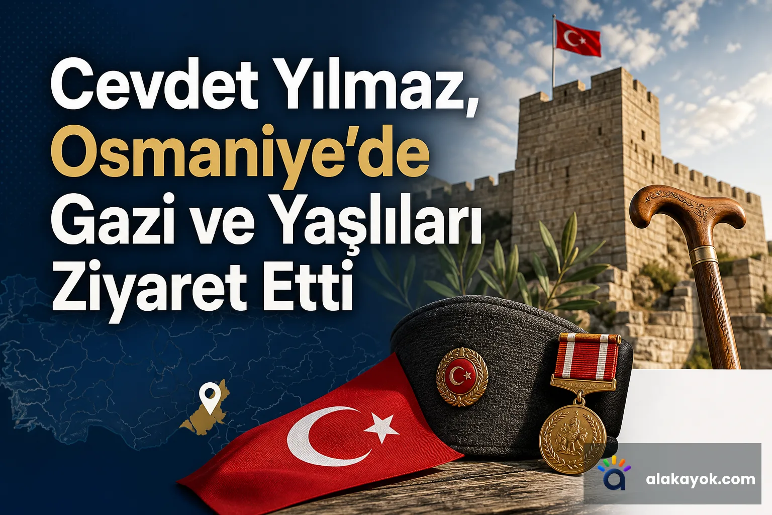 Cevdet Yılmaz, Osmaniye'de Gazi ve Yaşlıları Ziyaret Etti