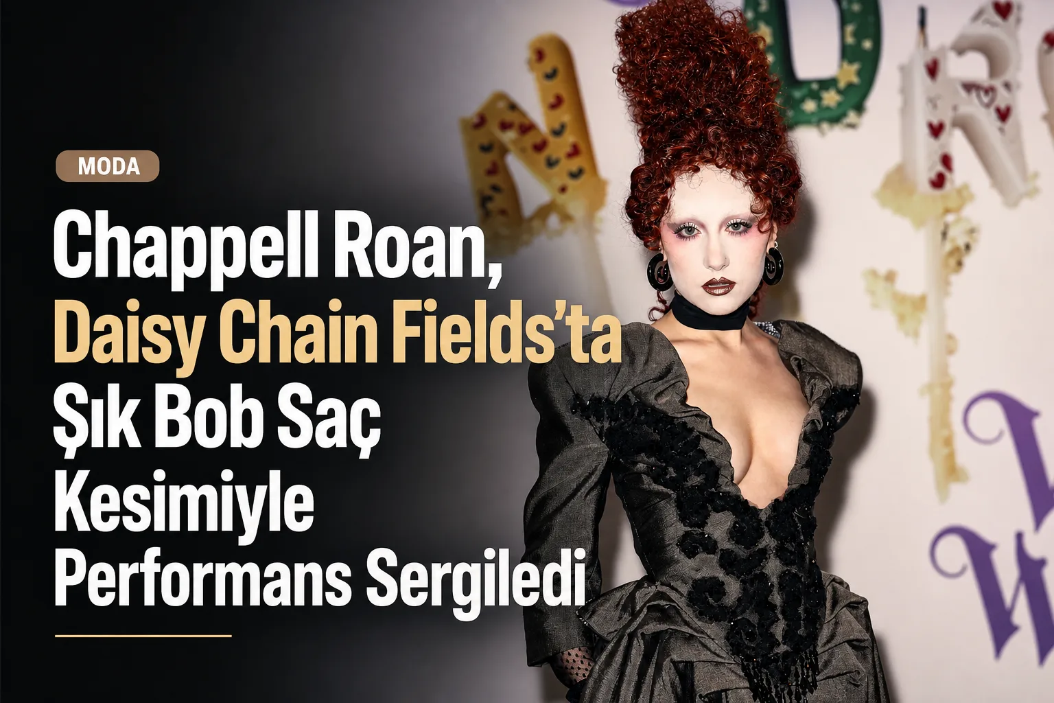 Chappell Roan, Daisy Chain Fields'ta Şık Bob Saç Kesimiyle Performans Sergiledi