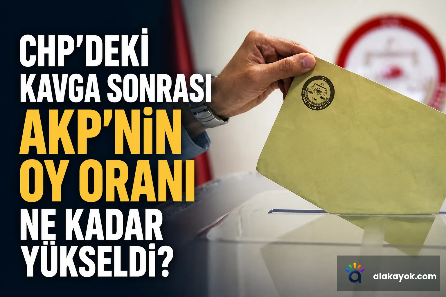 CHP'deki Kavga Sonrası AKP'nin Oy Oranı Ne Kadar Yükseldi?