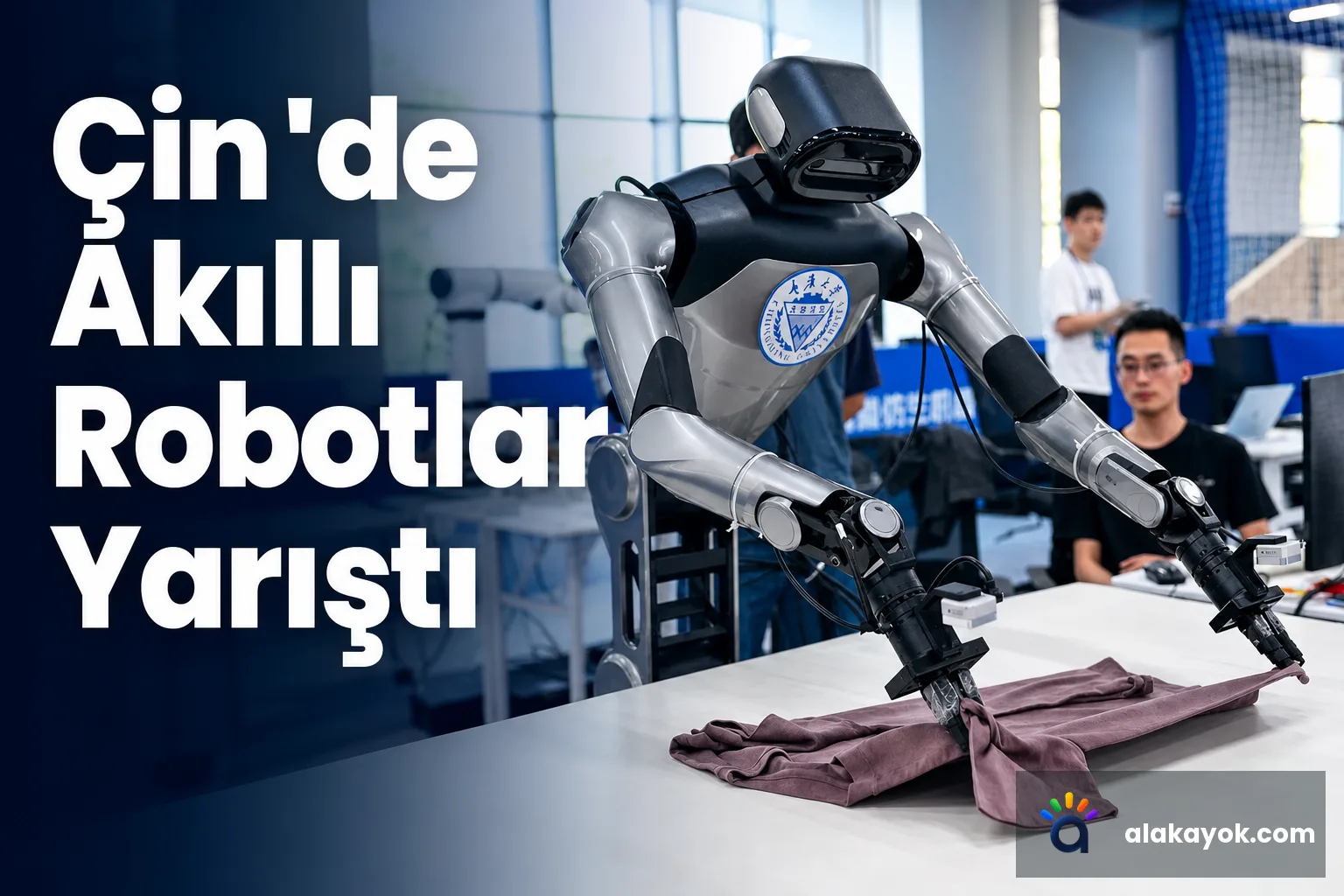 Çin'de Akıllı Robotlar Yarıştı