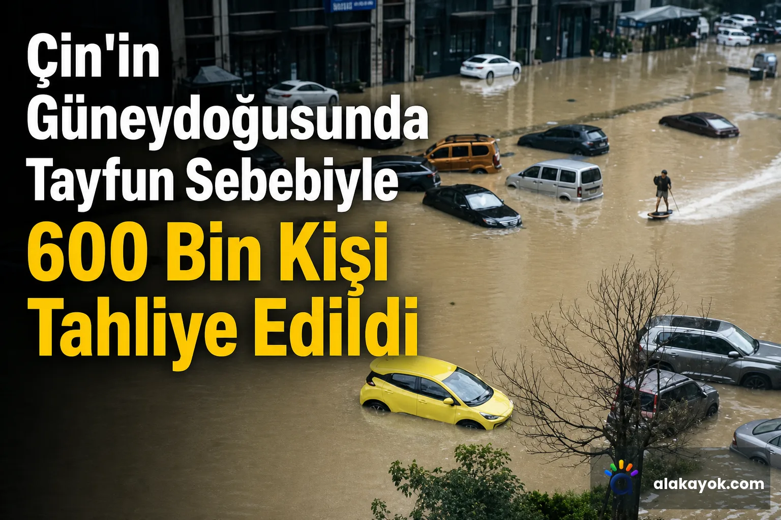 Çin'in Güneydoğusunda Tayfun Sebebiyle 600 Bin Kişi Tahliye Edildi