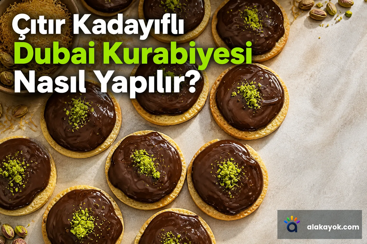 Çıtır Kadayıflı Dubai Kurabiyesi Nasıl Yapılır?