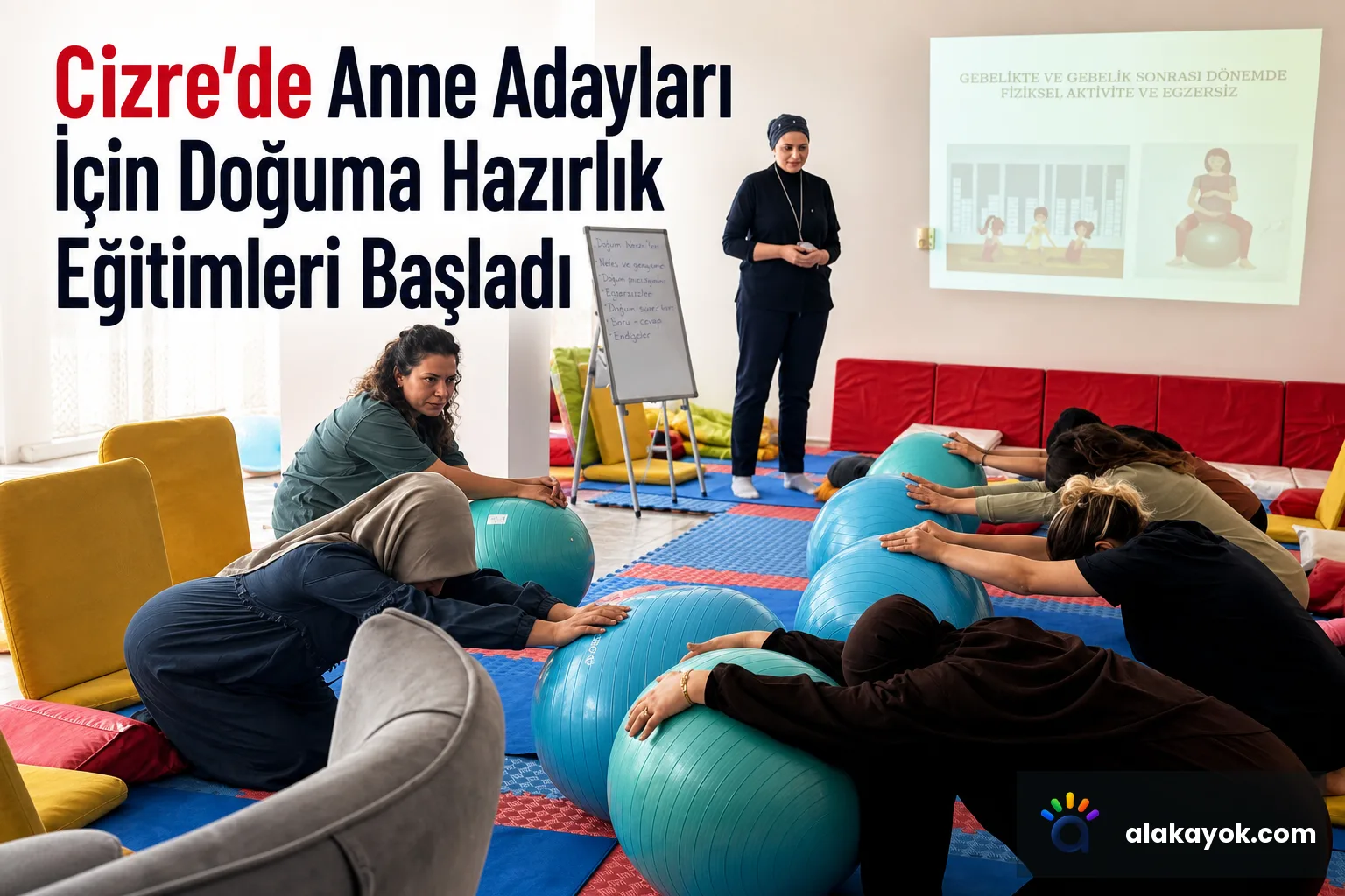 Cizre'de Anne Adayları İçin Doğuma Hazırlık Eğitimleri Başladı