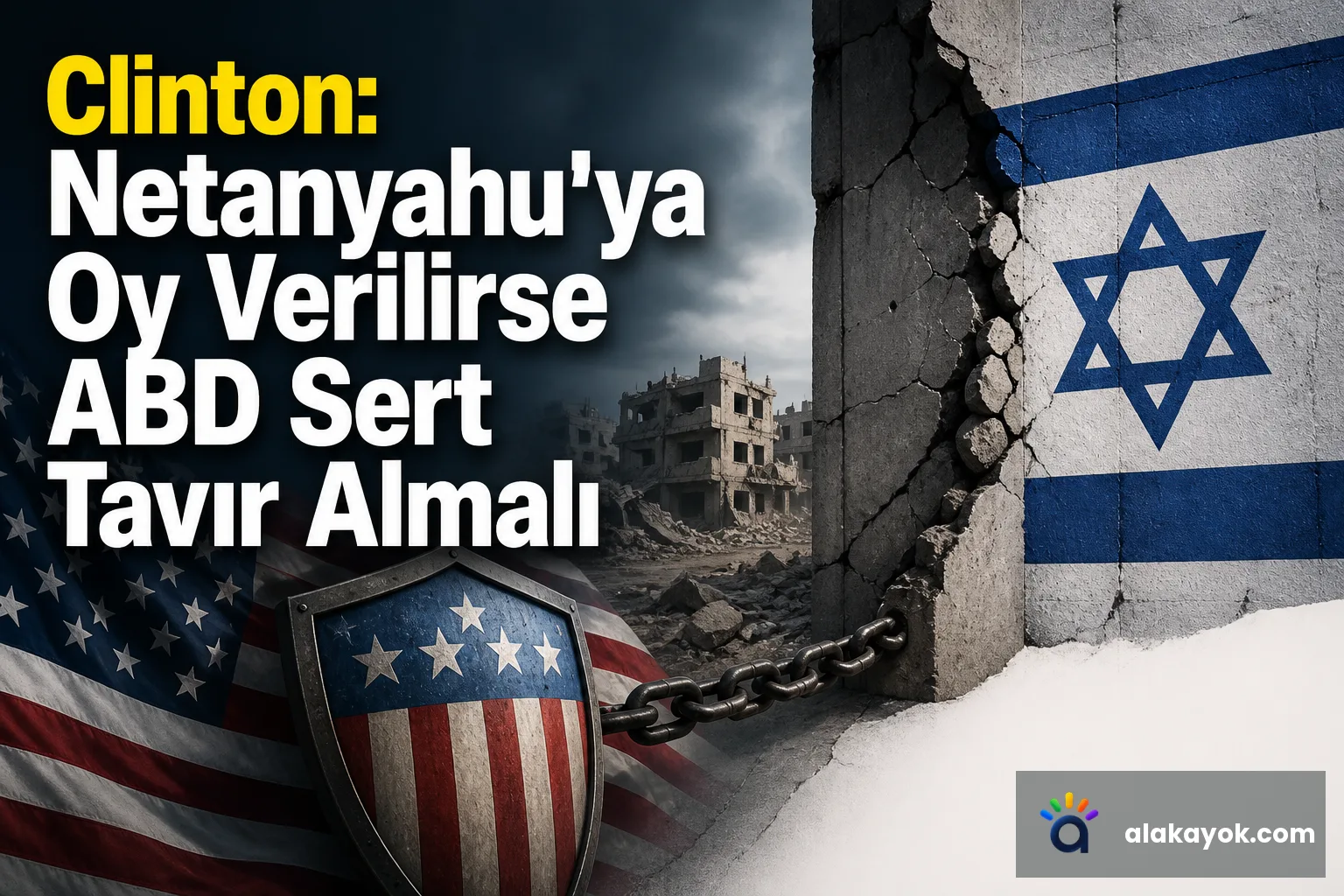 Clinton: Netanyahu'ya Oy Verilirse ABD Sert Tavır Almalı