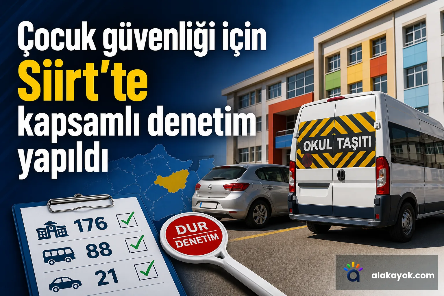 Çocuk güvenliği için Siirt'te kapsamlı denetim yapıldı