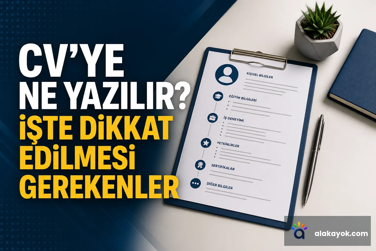 CV'ye Ne Yazılır? İşte Dikkat Edilmesi Gerekenler