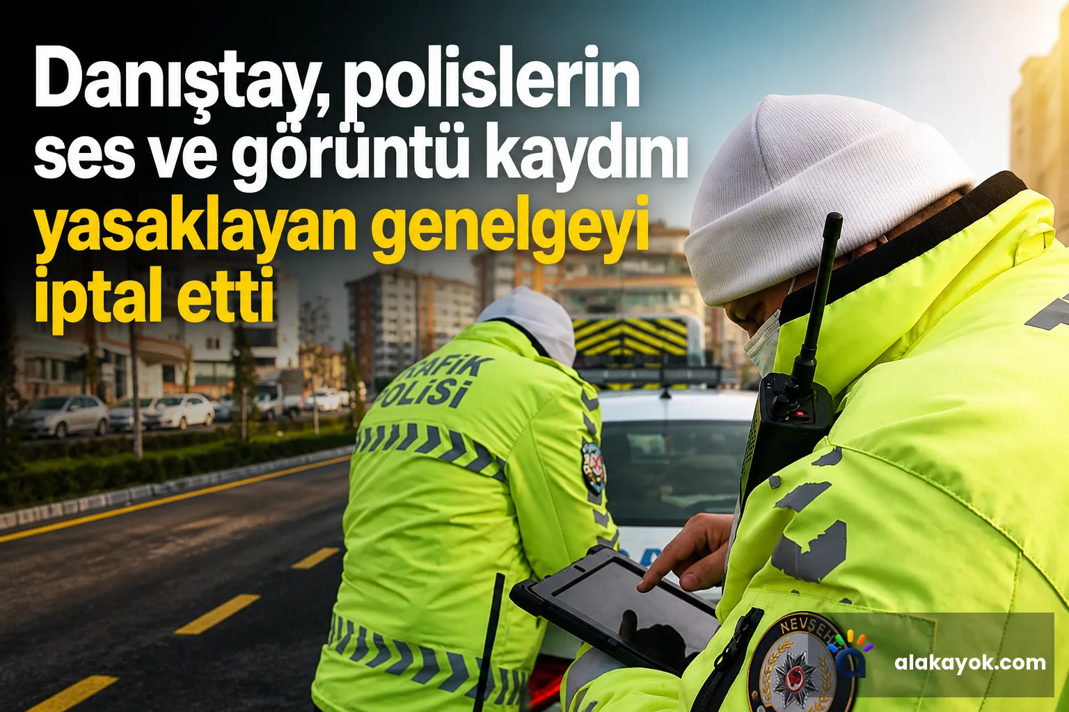 Danıştay, polislerin ses ve görüntü kaydını yasaklayan genelgeyi iptal etti