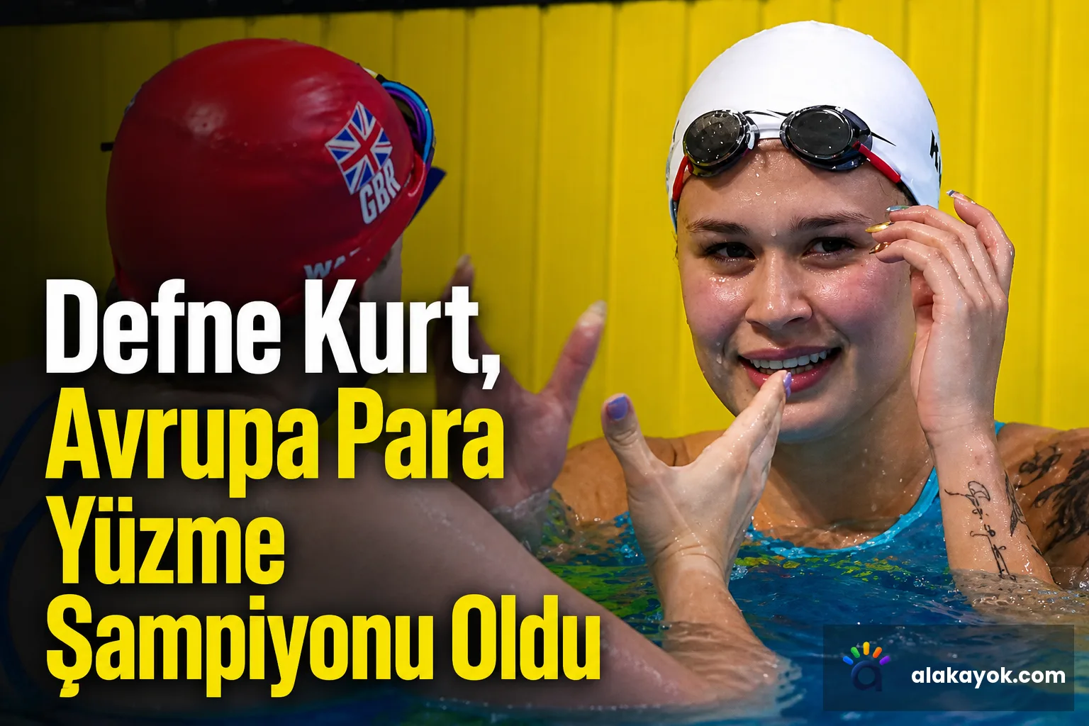 Defne Kurt, Avrupa Para Yüzme Şampiyonu Oldu
