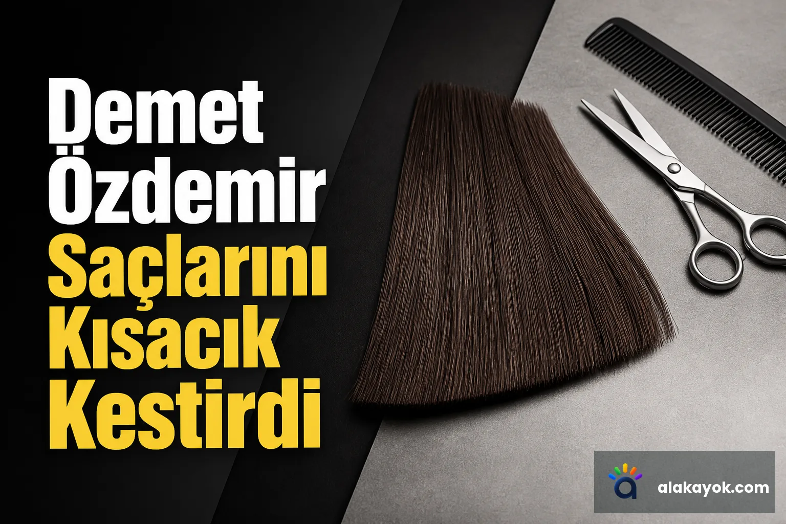 Demet Özdemir Saçlarını Kısacık Kestirdi