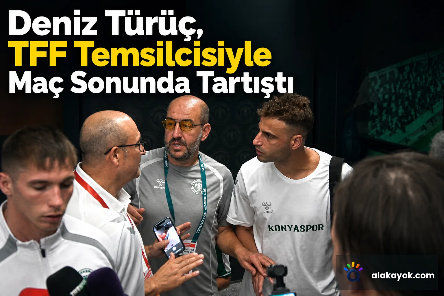 Deniz Türüç, TFF Temsilcisiyle Maç Sonunda Tartıştı
