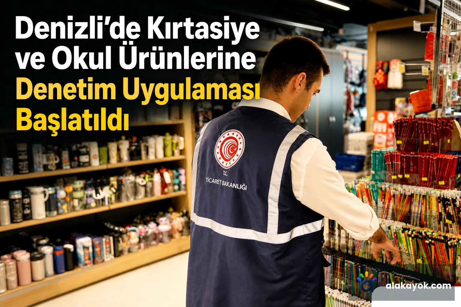 Denizli'de Kırtasiye ve Okul Ürünlerine Denetim Uygulaması Başlatıldı