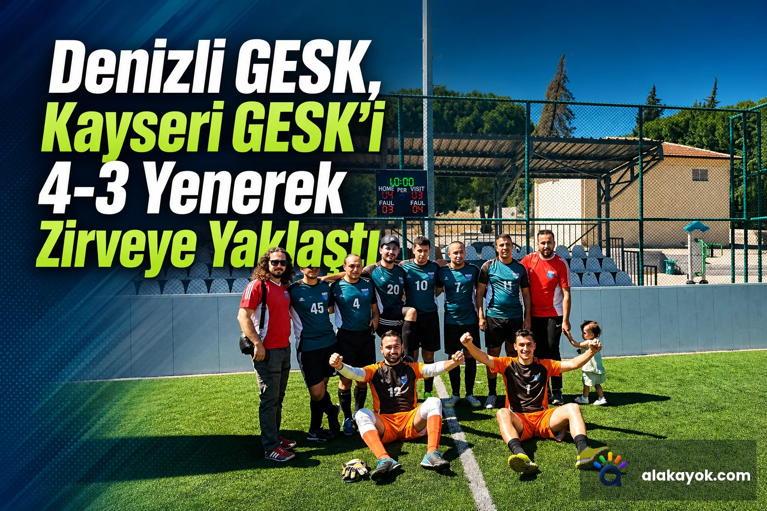 Denizli GESK, Kayseri GESK'i 4-3 Yenerek Zirveye Yaklaştı