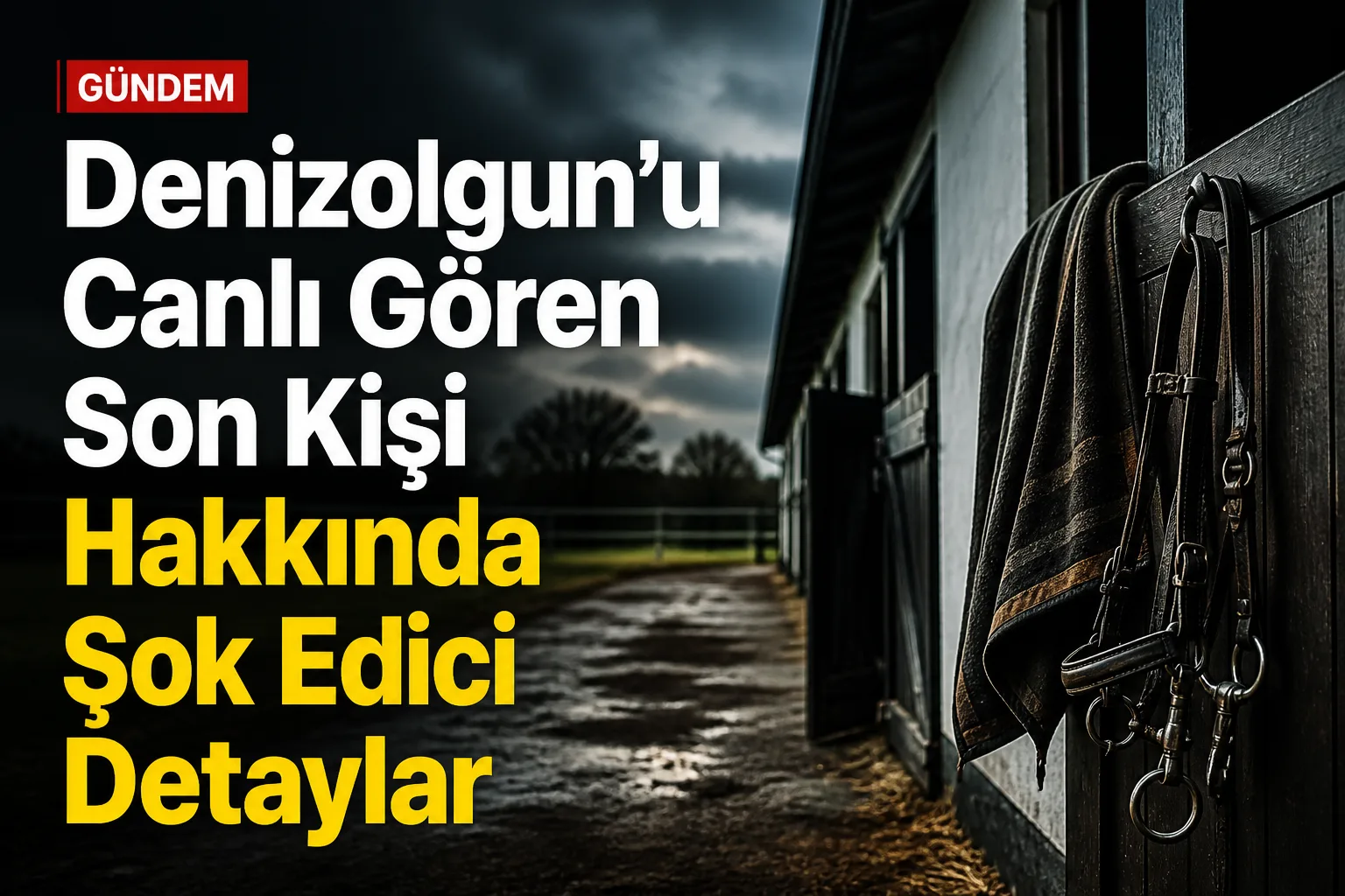 Denizolgun’u Canlı Gören Son Kişi Hakkında Şok Edici Detaylar