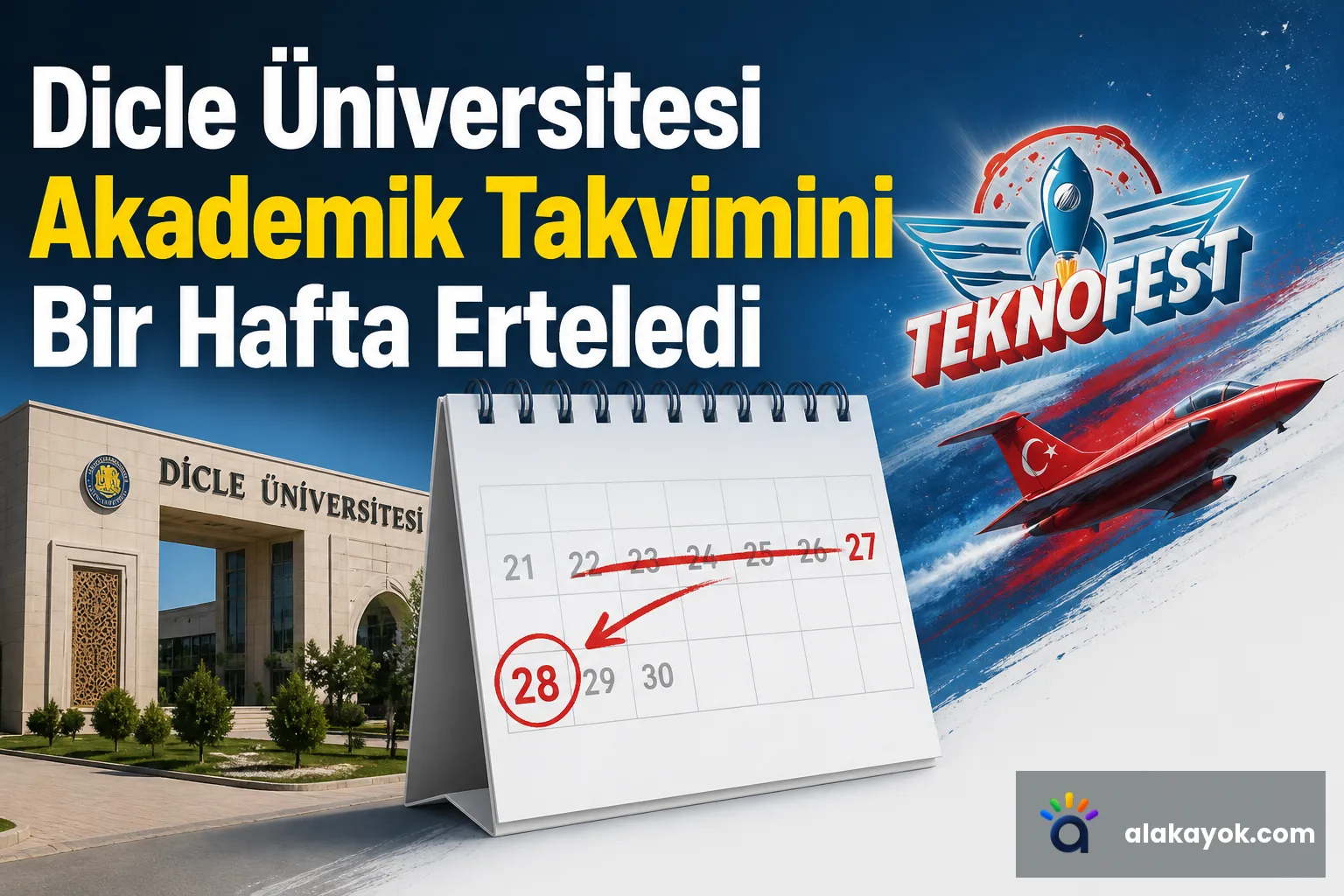Dicle Üniversitesi Akademik Takvimini Bir Hafta Erteledi