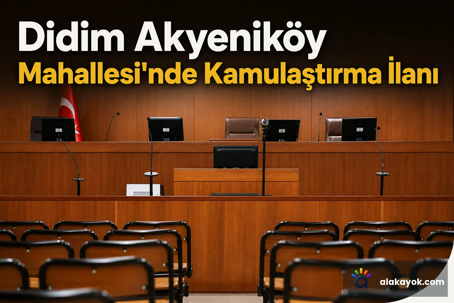 Didim Akyeniköy Mahallesi'nde Kamulaştırma İlanı