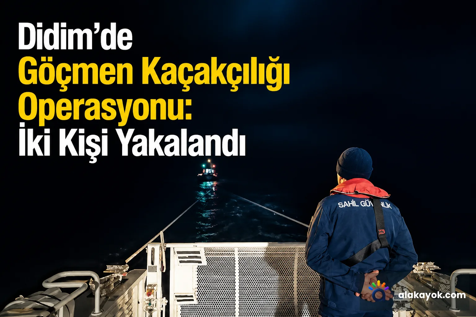 Didim'de Göçmen Kaçakçılığı Operasyonu: İki Kişi Yakalandı