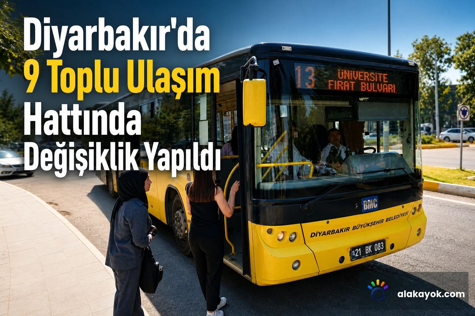 Diyarbakır'da 9 Toplu Ulaşım Hattında Değişiklik Yapıldı