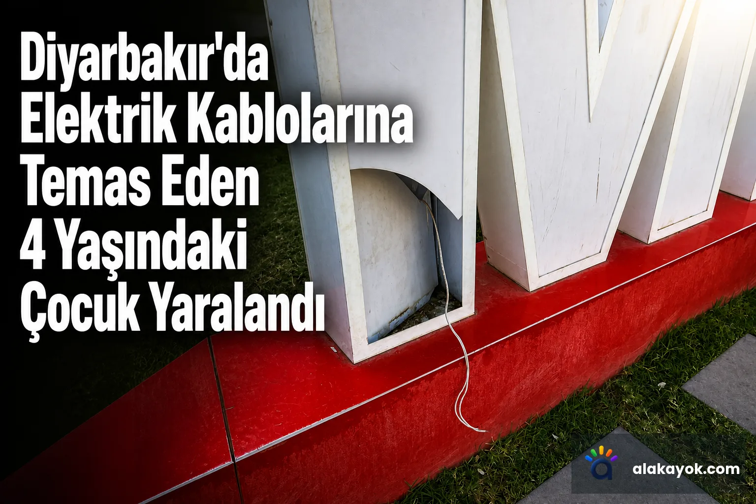 Diyarbakır'da Elektrik Kablolarına Temas Eden 4 Yaşındaki Çocuk Yaralandı
