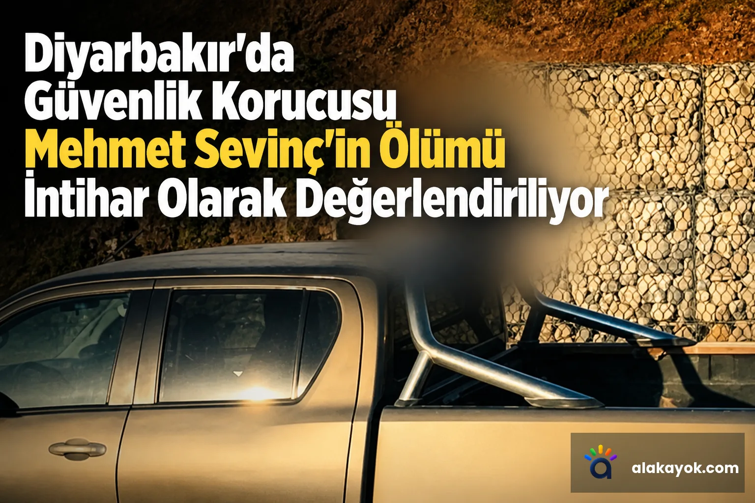 Diyarbakır'da Güvenlik Korucusu Mehmet Sevinç'in Ölümü İntihar Olarak Değerlendiriliyor