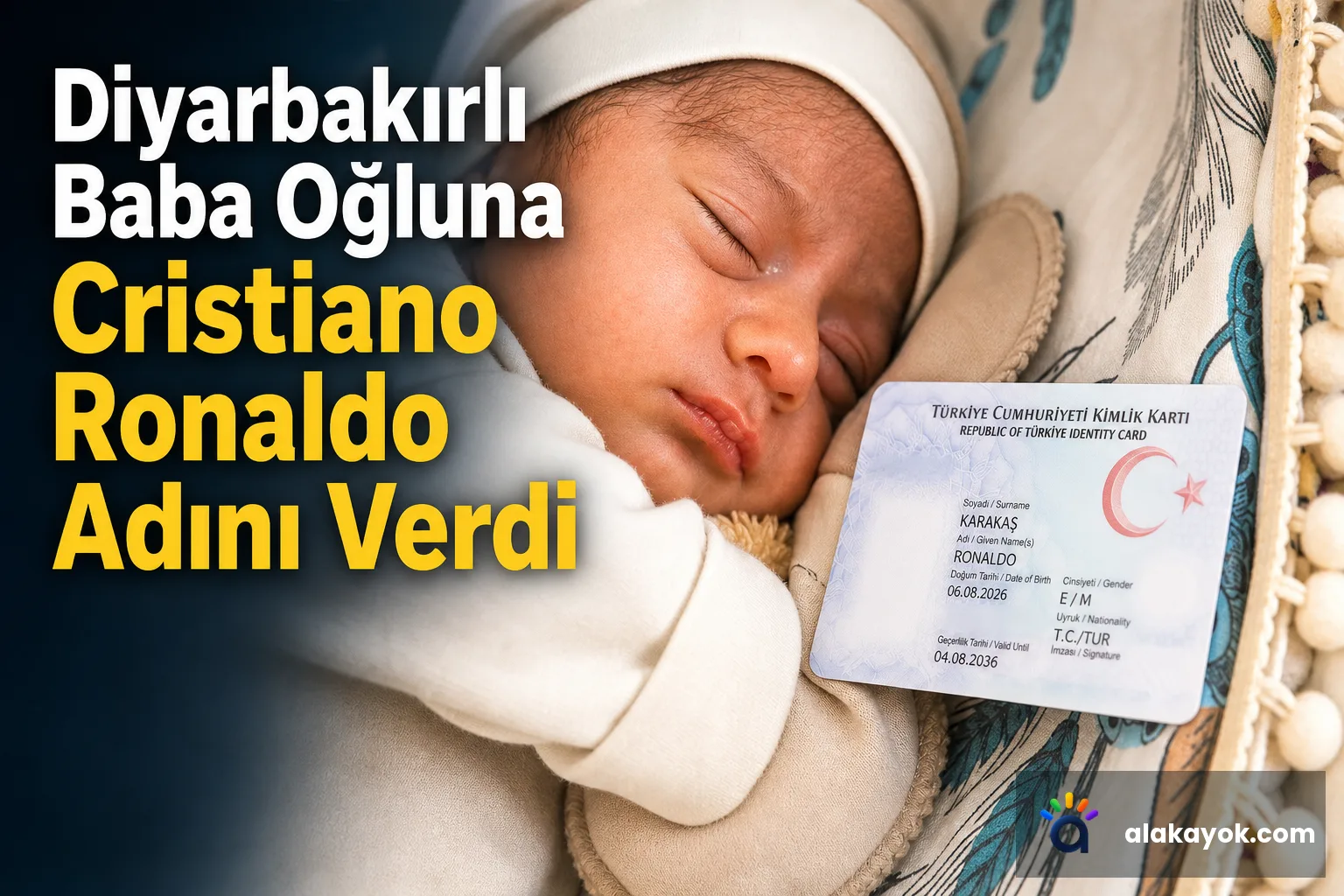Diyarbakırlı Baba Oğluna Cristiano Ronaldo Adını Verdi