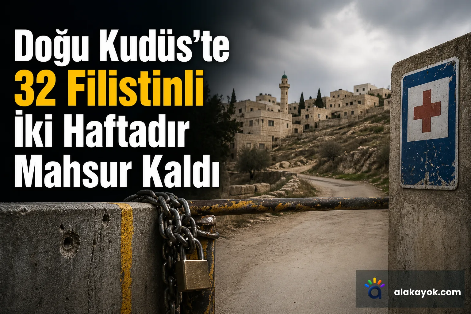 Doğu Kudüs'te 32 Filistinli İki Haftadır Mahsur Kaldı