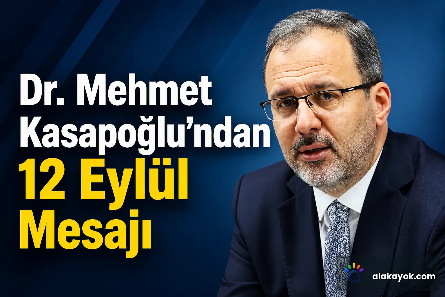 Dr. Mehmet Kasapoğlu'ndan 12 Eylül Mesajı