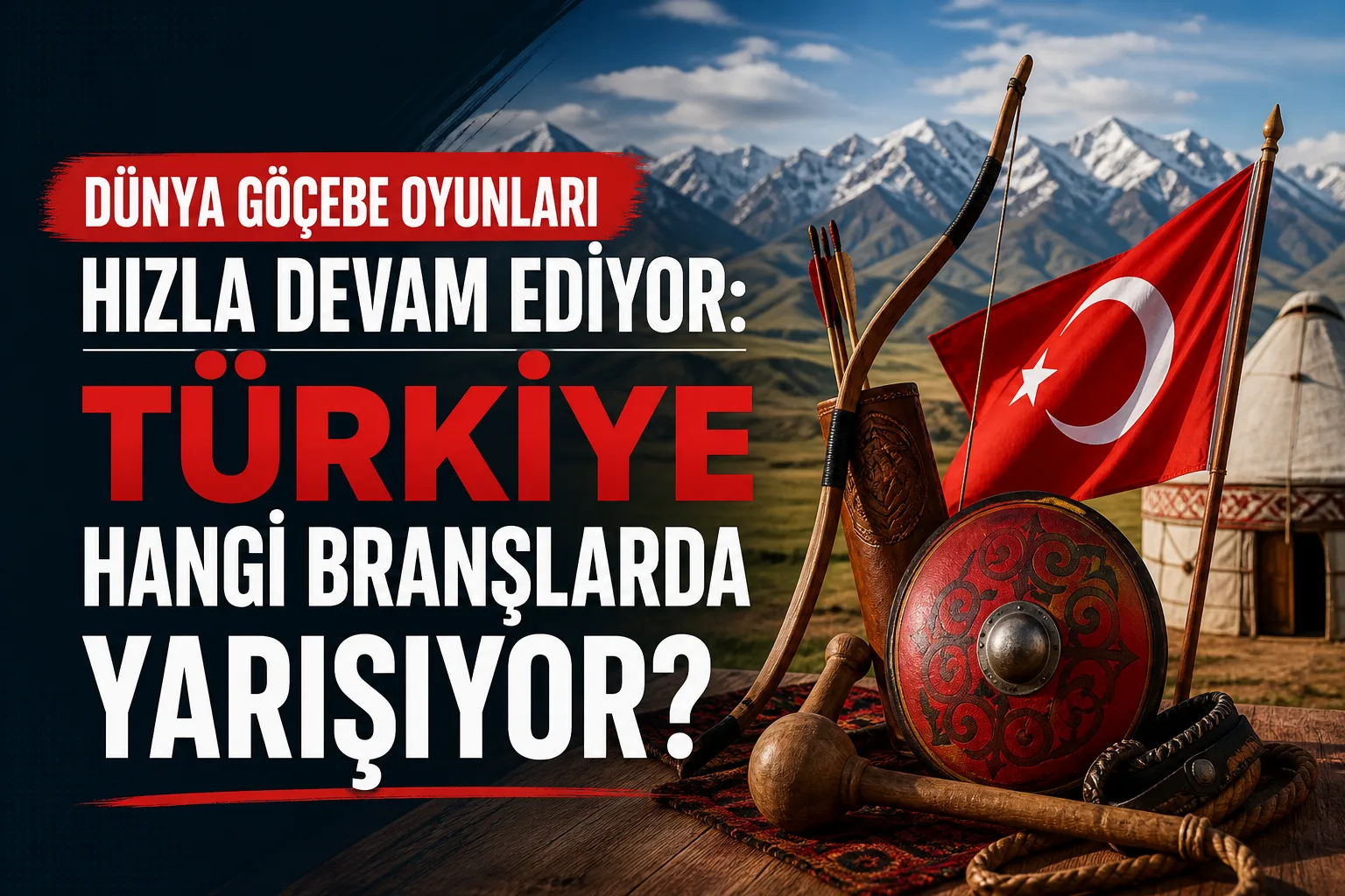 Dünya Göçebe Oyunları Hızla Devam Ediyor: Türkiye Hangi Branşlarda Yarışıyor?