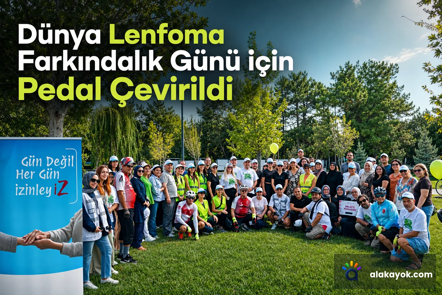 Dünya Lenfoma Farkındalık Günü İçin Pedal Çevirildi