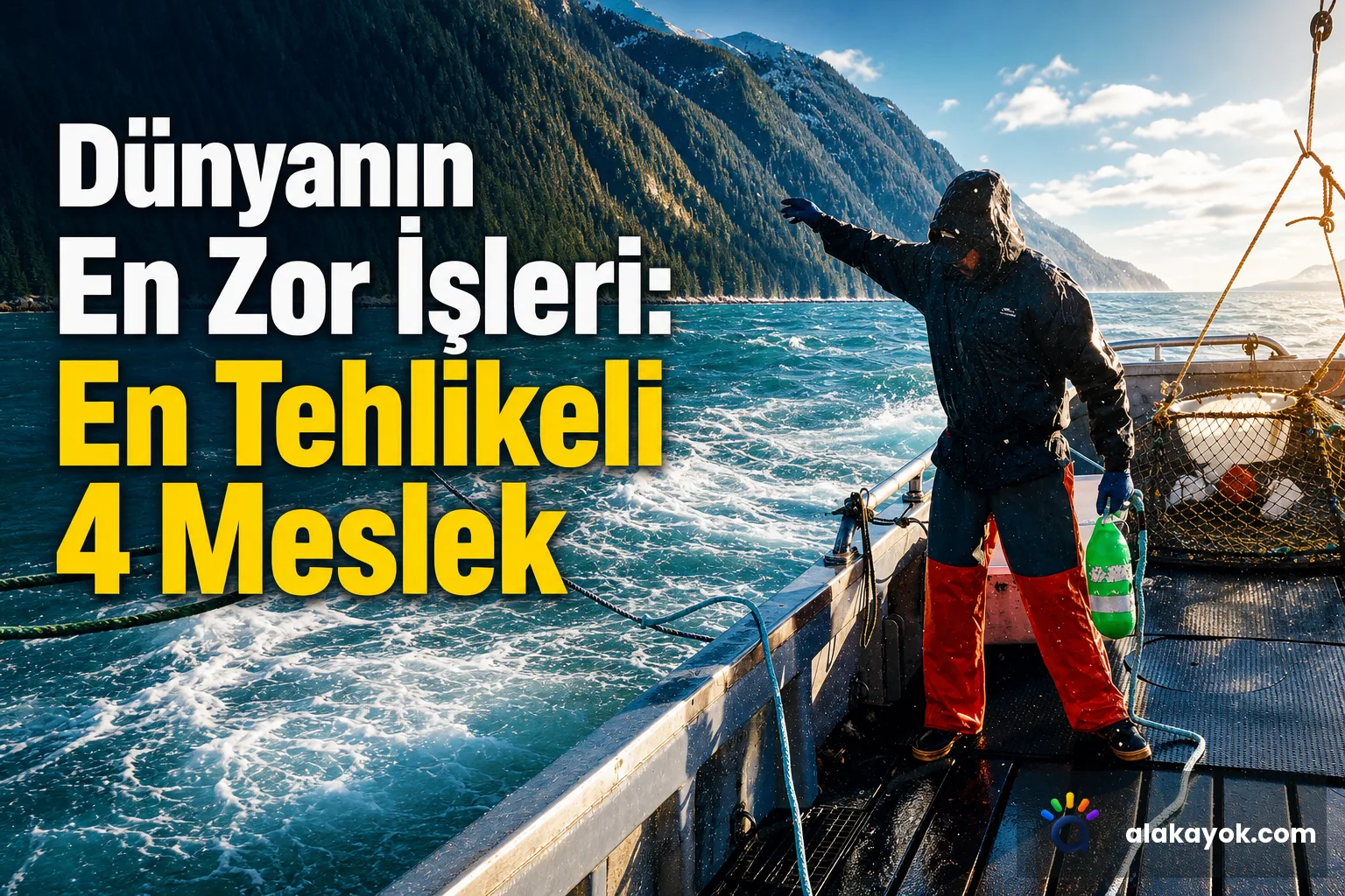 Dünyanın En Zor İşleri: En Tehlikeli 4 Meslek